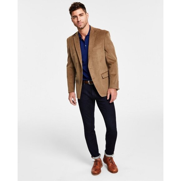 NWT RALPH LAUREN Ledger Ultraflex Corduroy Elbow Patch Sport Coat Jacket Blazer - Picture 1 of 7